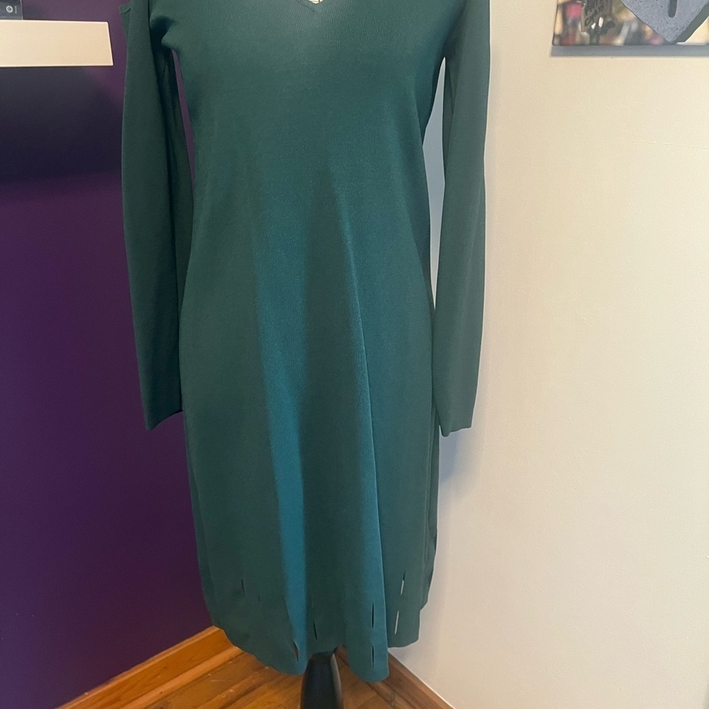 Nic + Zoe Cold Shoulder Long Sleeve Dress - Picture 5 of 9